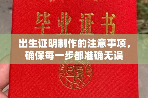 山阴出生证明制作的注意事项，确保每一步都准确无误